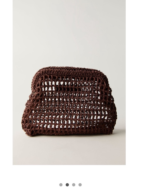 Free People Handbags - NWT Free People Sand Bound Clutch in Chocolate